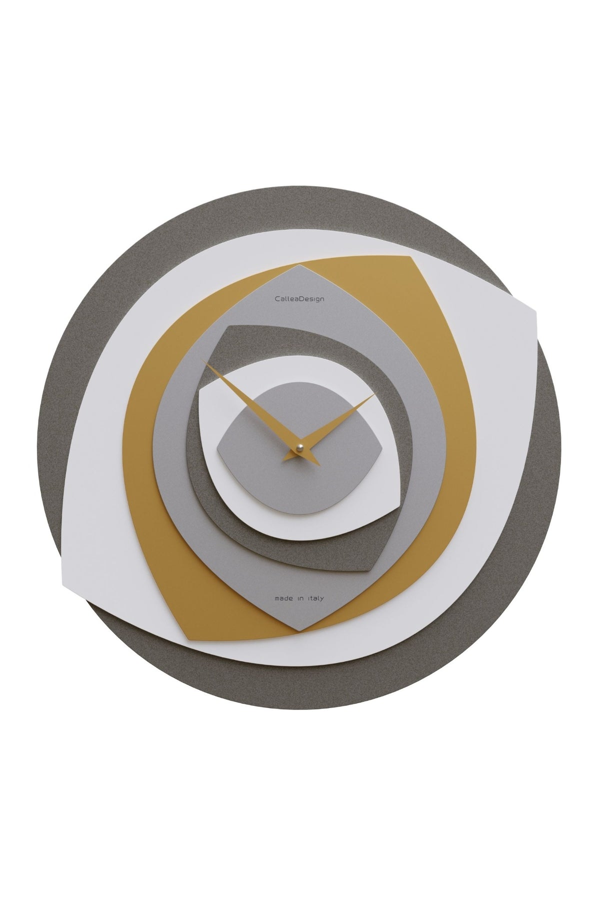 CalleaDesign Petalo wall clock in Gold finish
