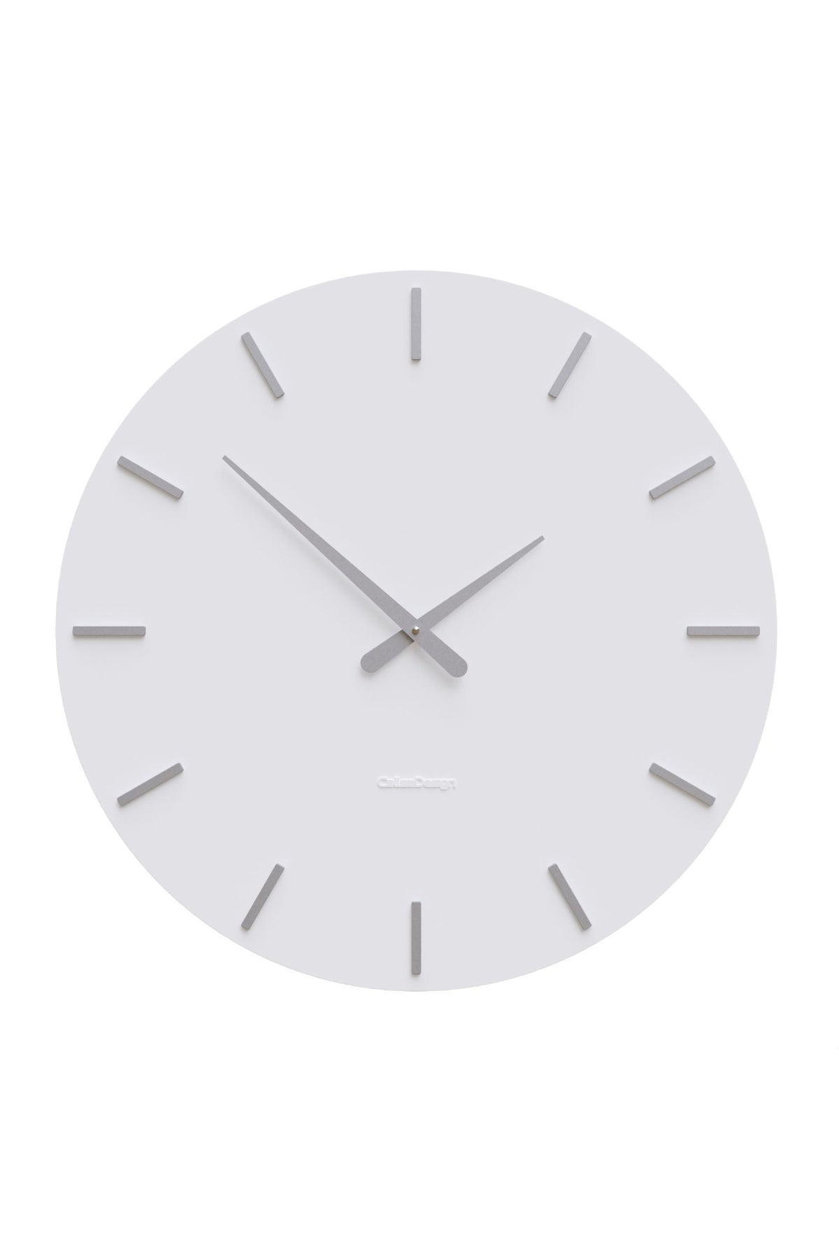 CalleaDesign Smarty wall clock in White finish