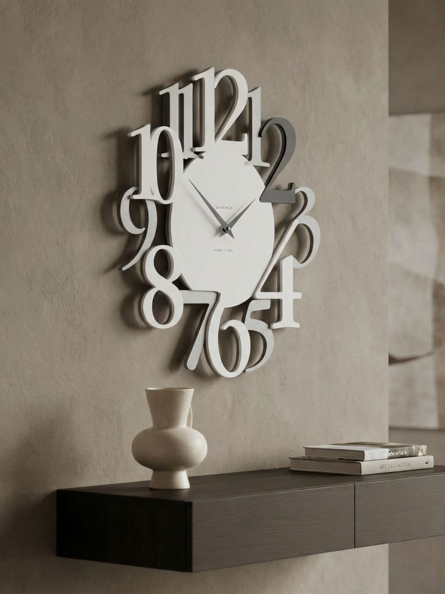 CalleaDesign Russell wall clock – lifestyle