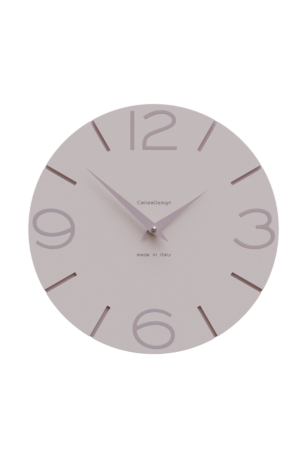 Horloge murale CalleaDesign Smile en finition Rose coquillage