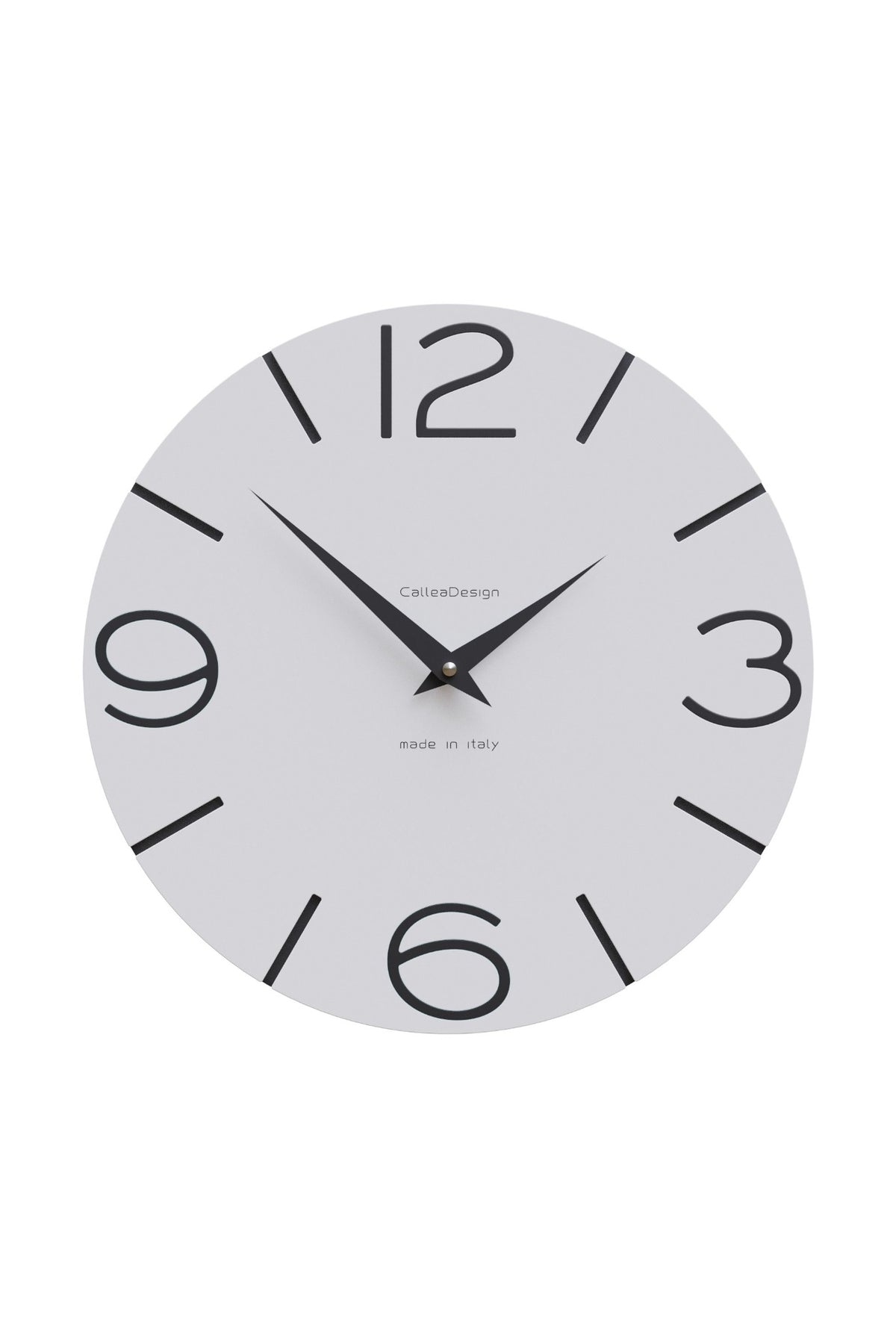 Horloge murale CalleaDesign Smile en finition Blanc