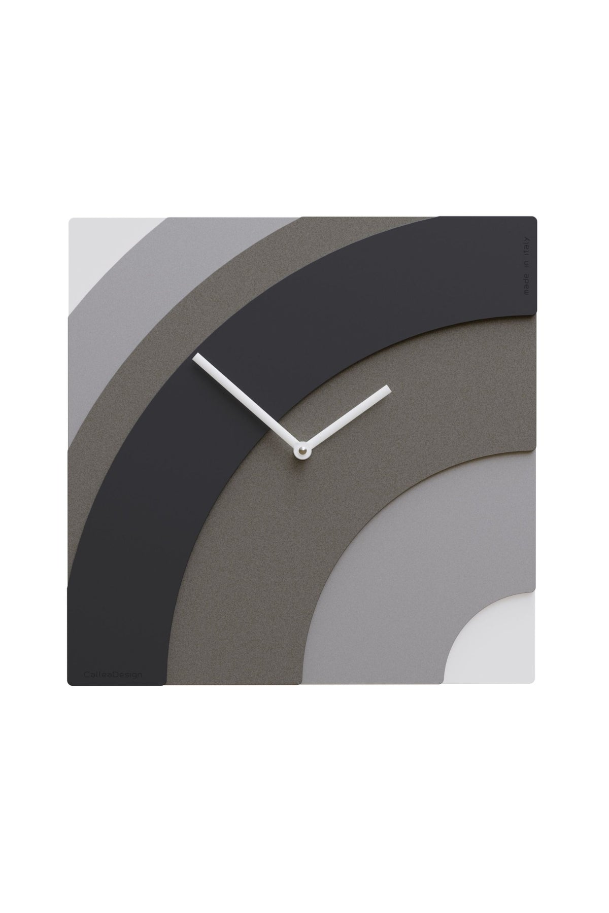 Waves wall clock – Black finish