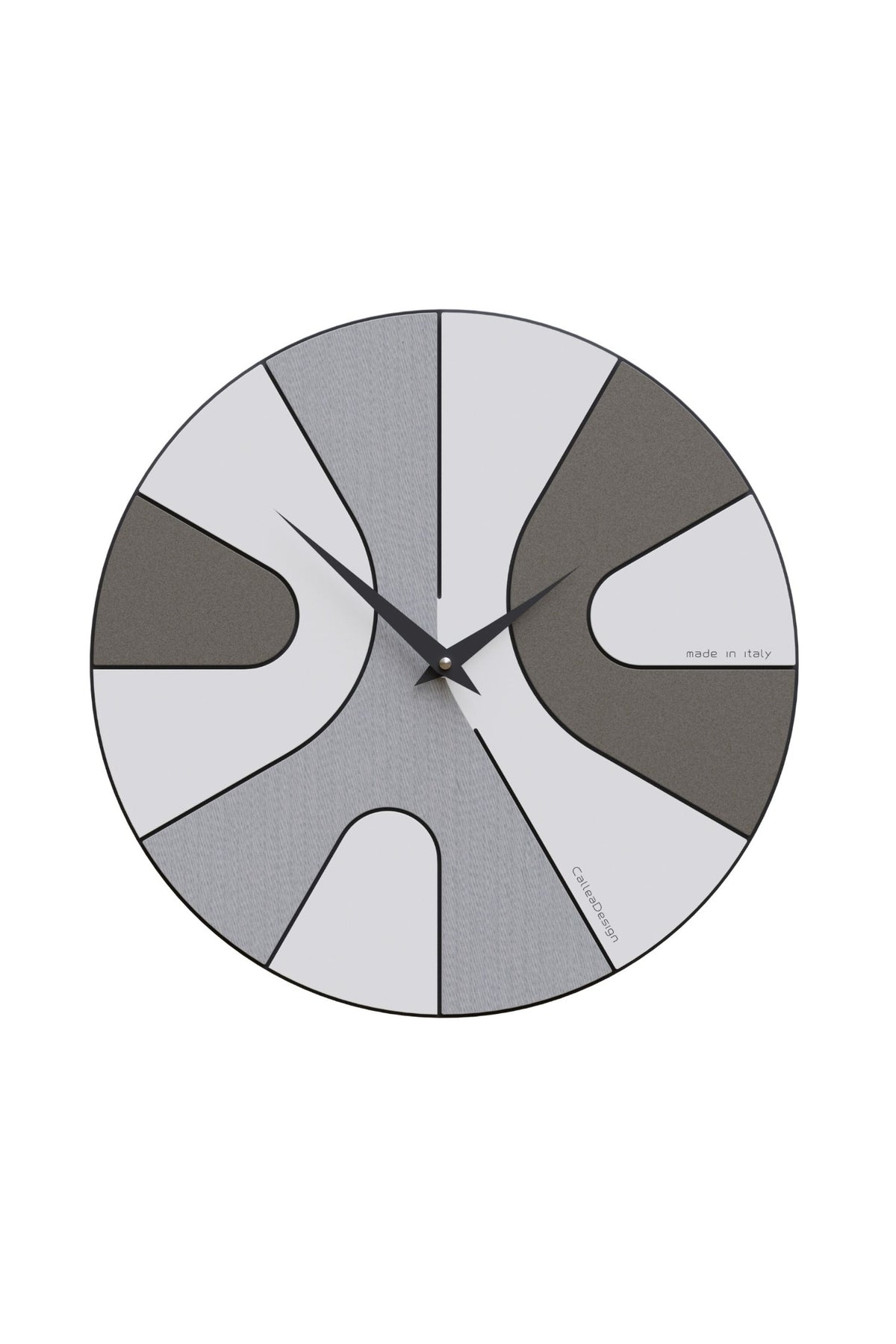 Asym wall clock – Chalked Wood finish