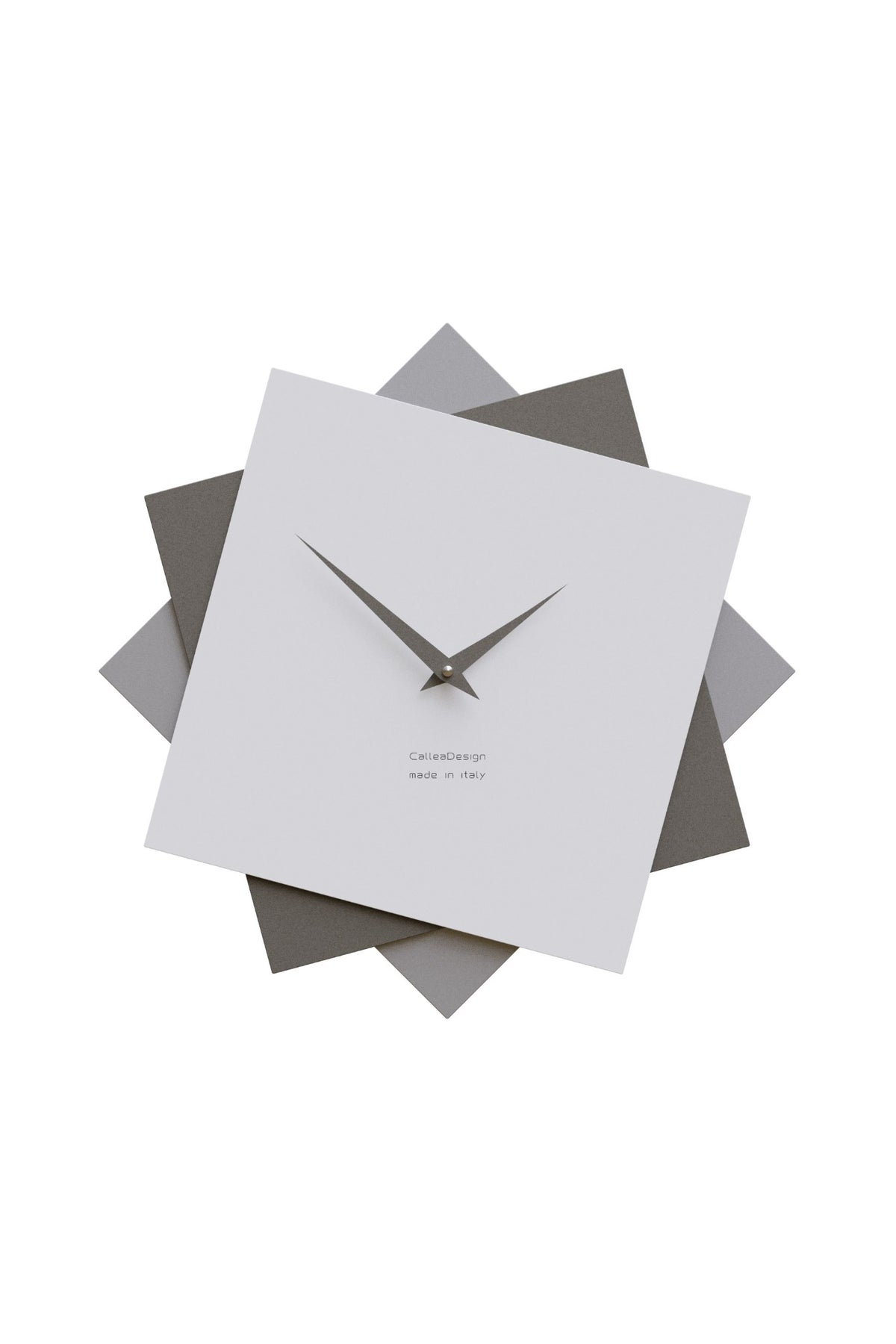 CalleaDesign Foy sculptural wall clock in White finish