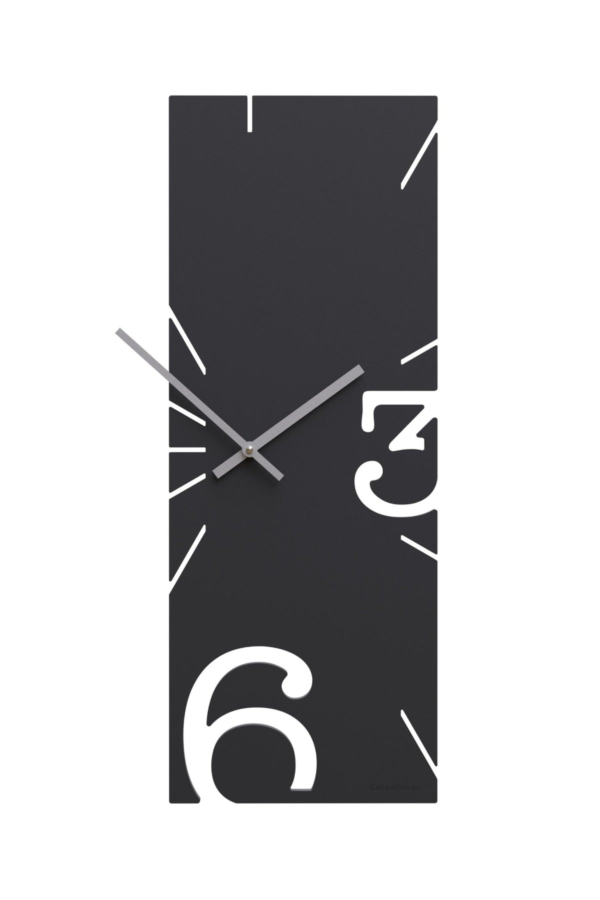 CalleaDesign Greg wall clock in Black finish