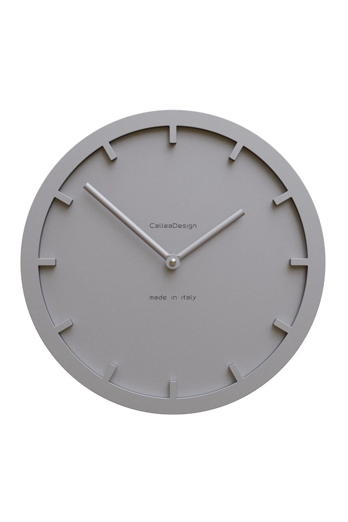 CalleaDesign Mini wall clock in Aluminium finish