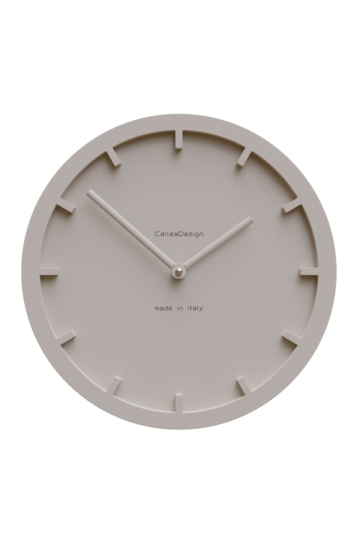 CalleaDesign Mini wall clock in Dove Grey finish