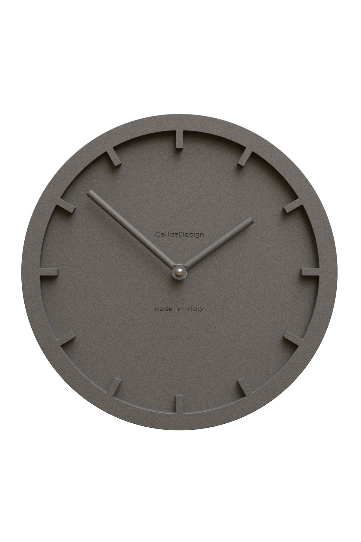 CalleaDesign Mini wall clock in Quartz Grey finish