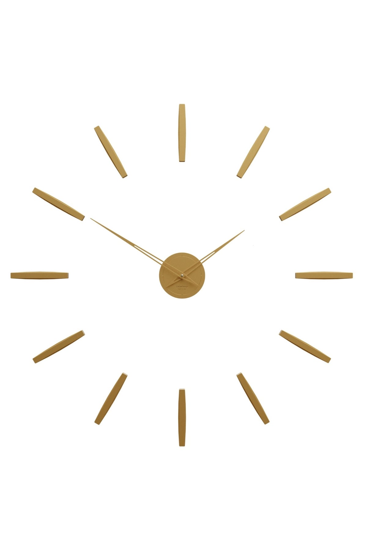 CalleaDesign Pinturicchio wall clock in Gold finish