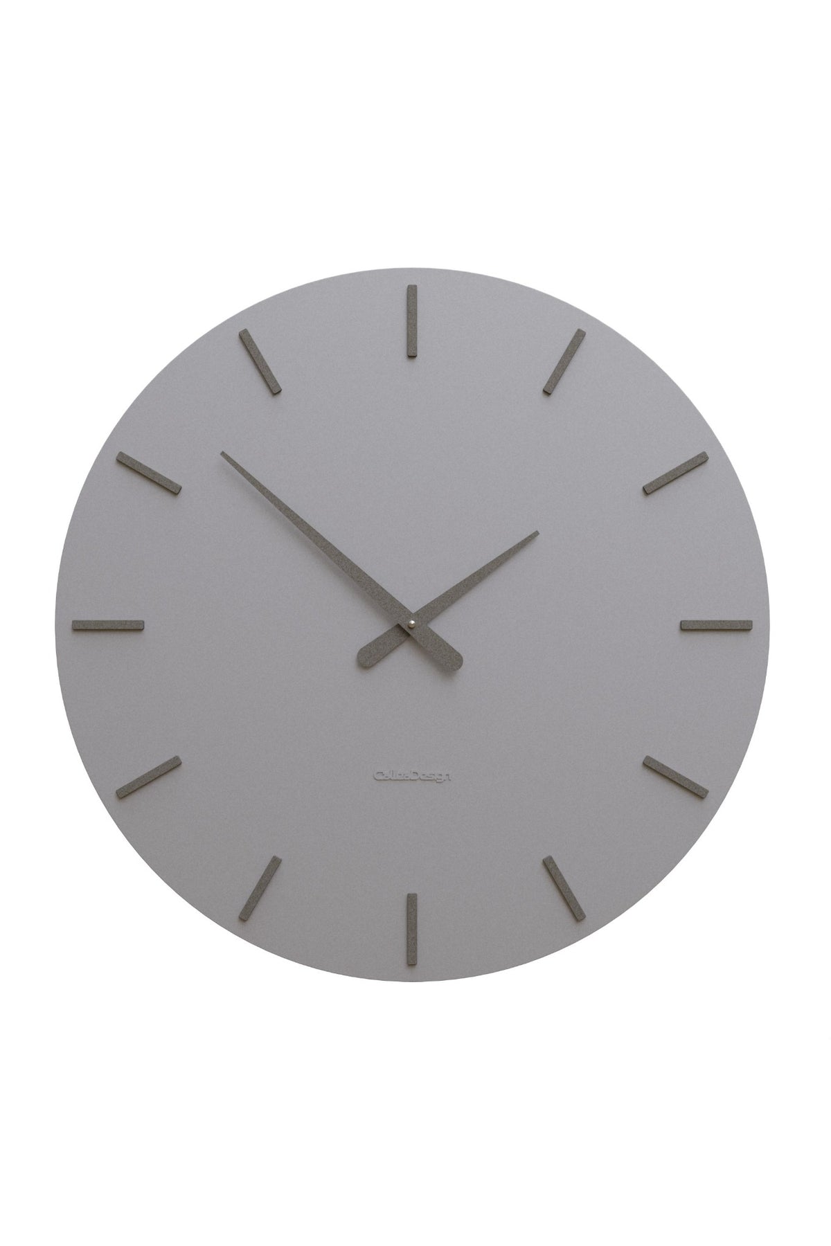 CalleaDesign Smarty wall clock in Aluminium finish