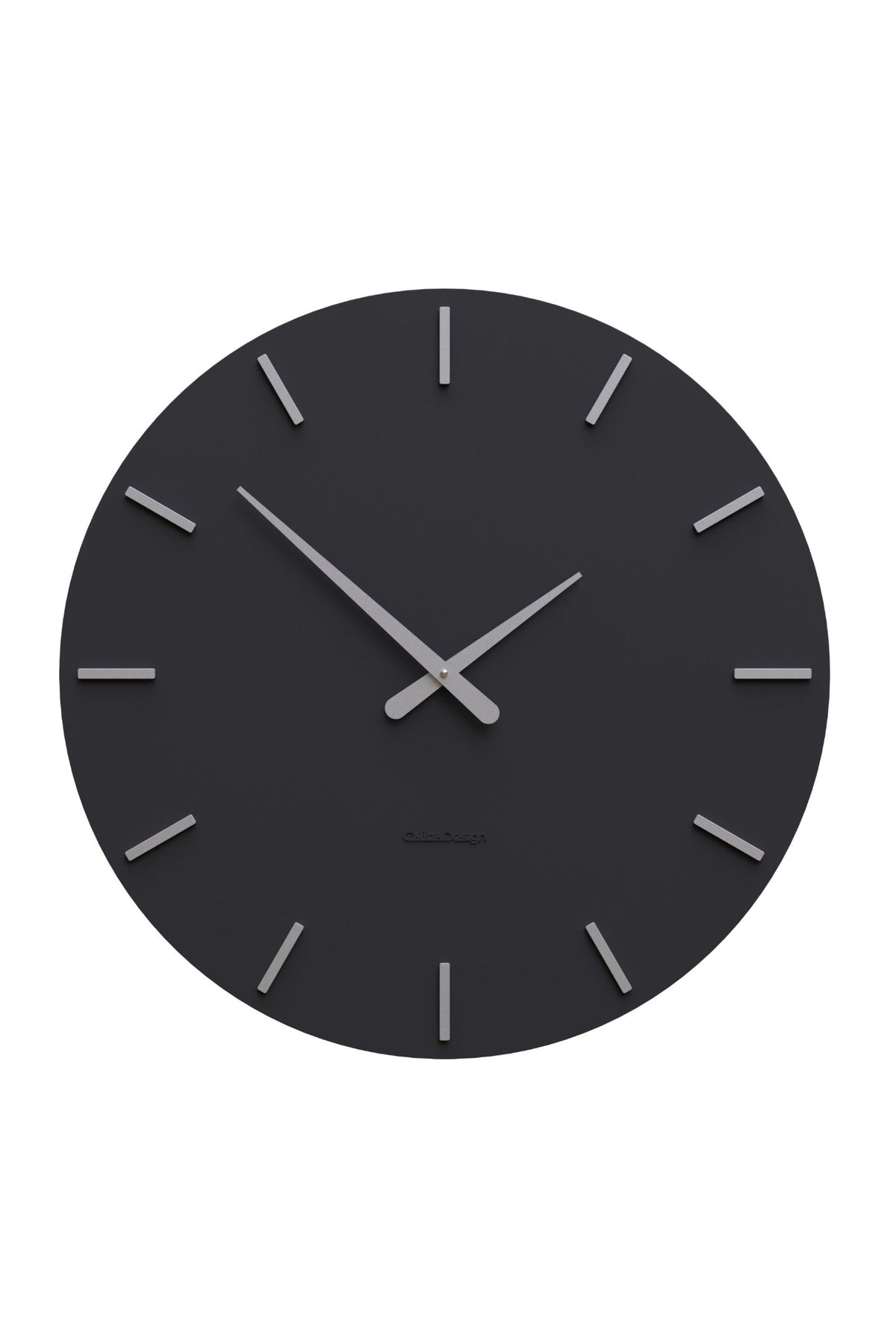 CalleaDesign Smarty wall clock in Black finish