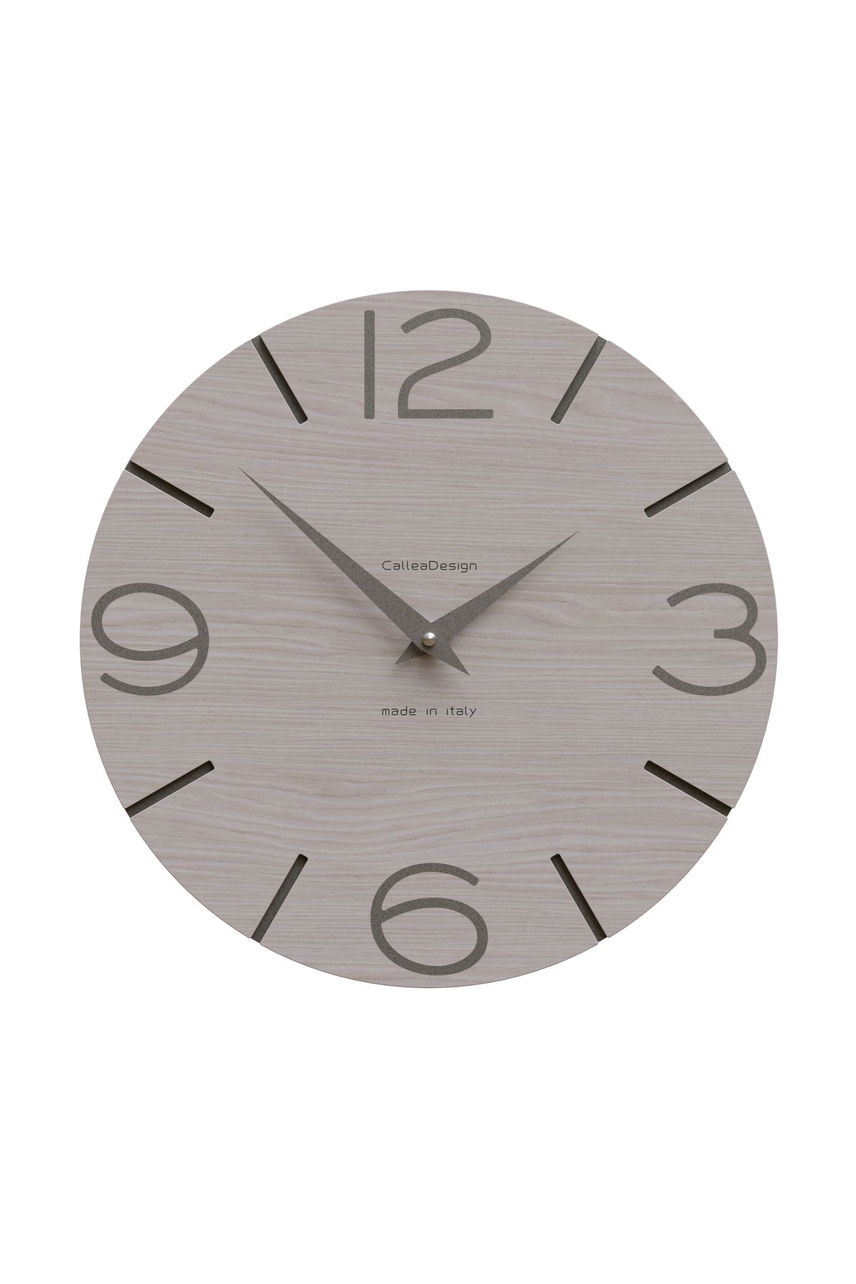 Horloge murale CalleaDesign Smile en finition Chêne Breeze