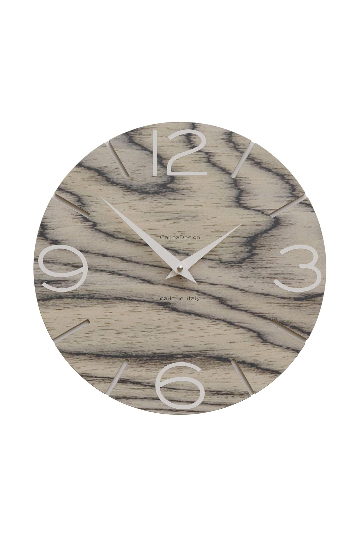 Horloge murale CalleaDesign Smile en finition Gris Sottsass