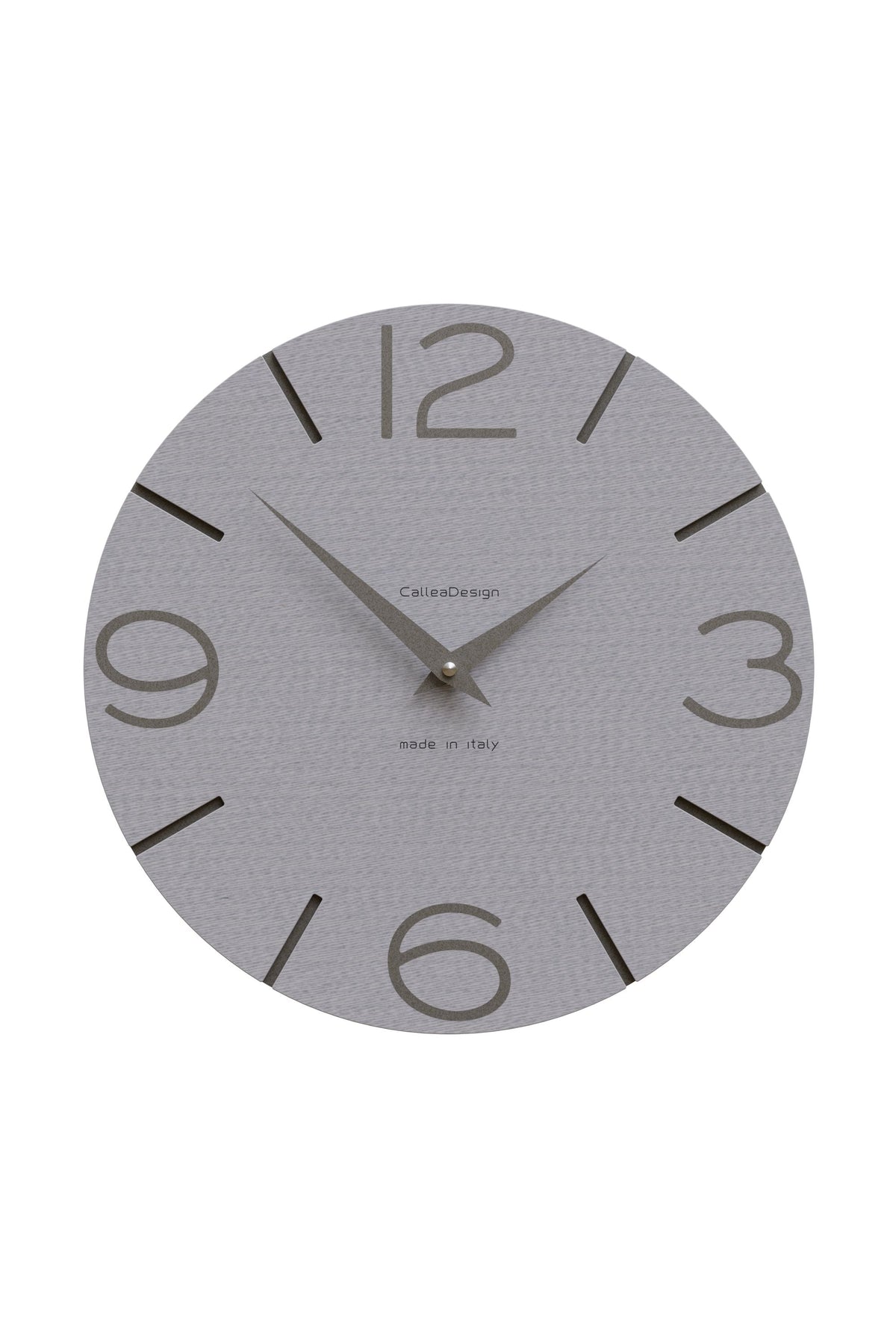 Horloge murale CalleaDesign Smile en finition Rayure fine