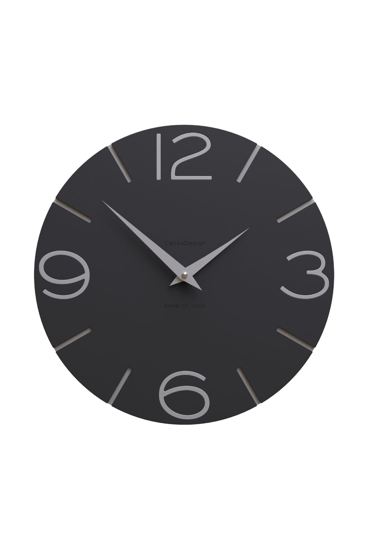 Horloge murale CalleaDesign Smile en finition Noir
