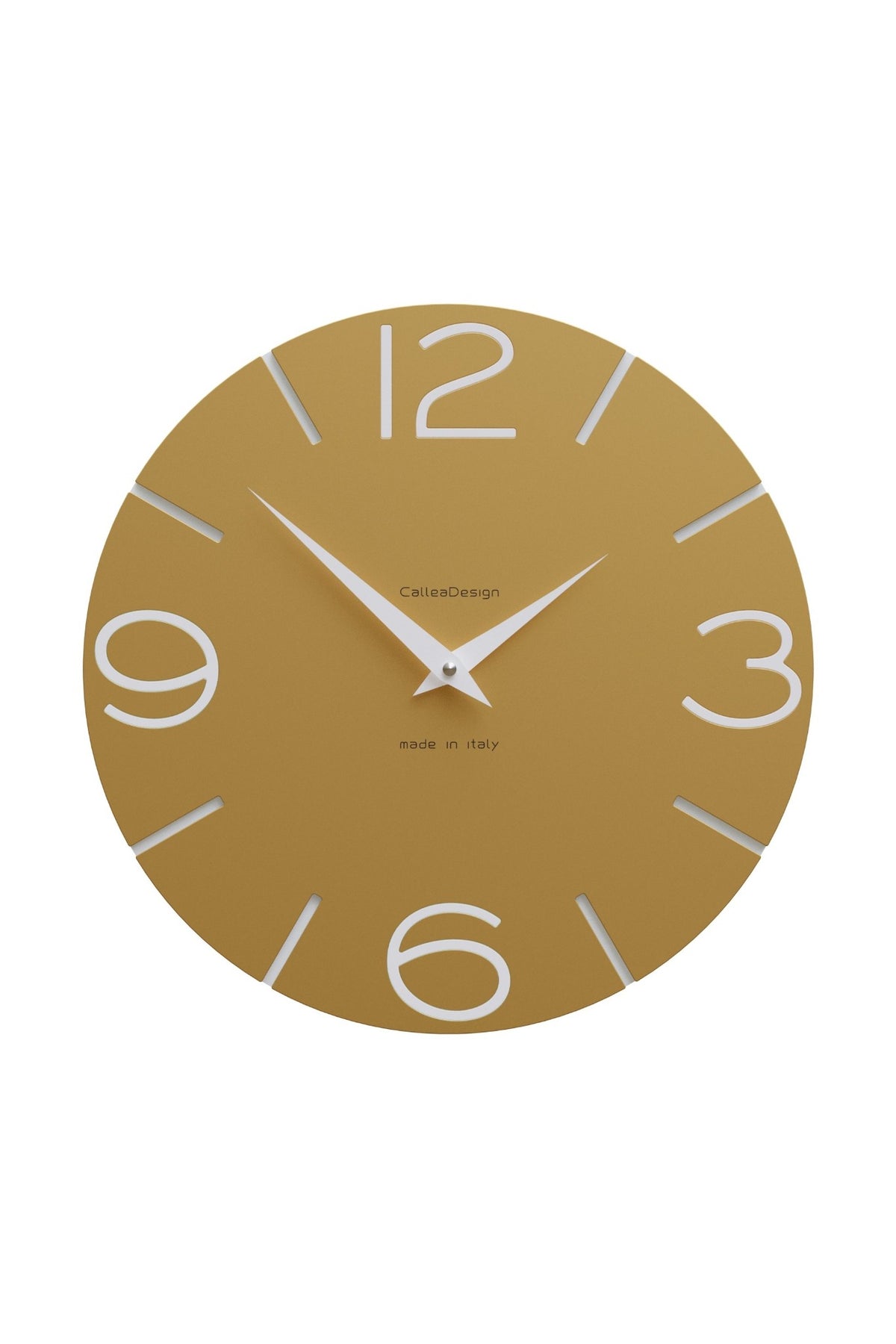 Horloge murale CalleaDesign Smile en finition Or