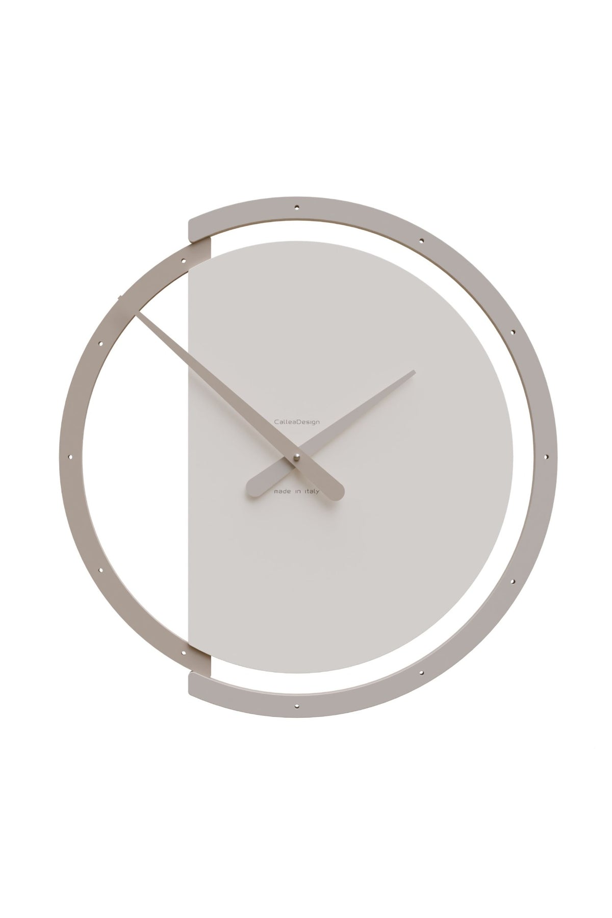 Zaki wall clock – Flax finish