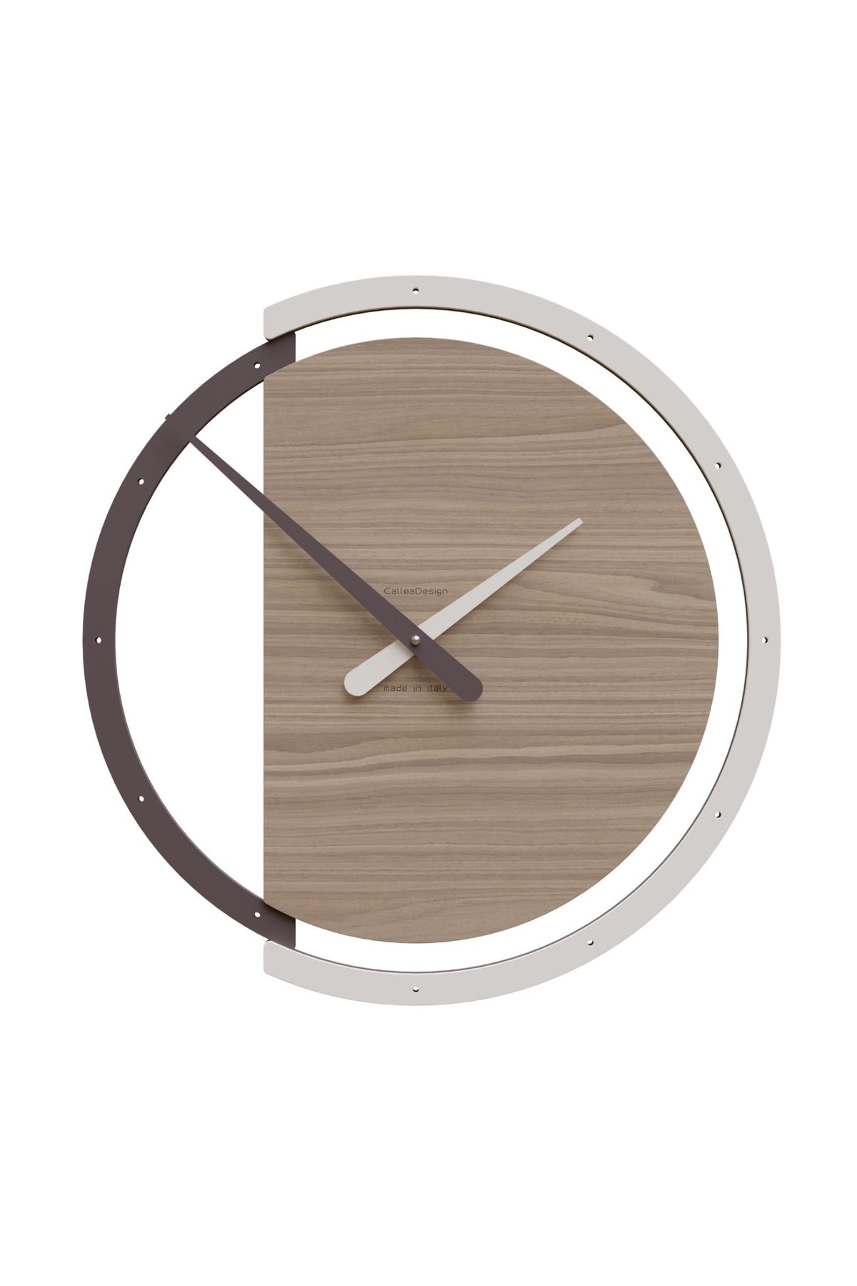 Zaki wall clock – Black Walnut finish