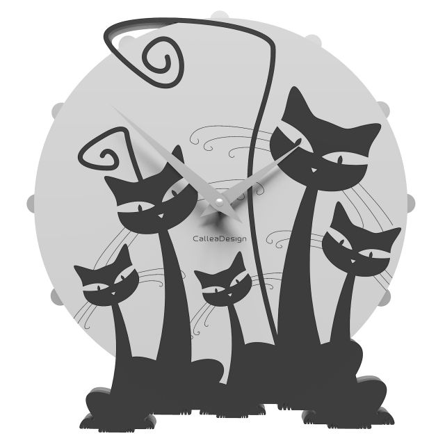 Horloge Chats noirs