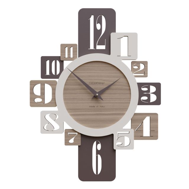 Horloge murale avec chiffres design Onyx