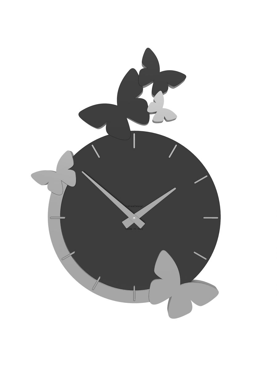Horloge avec papillons