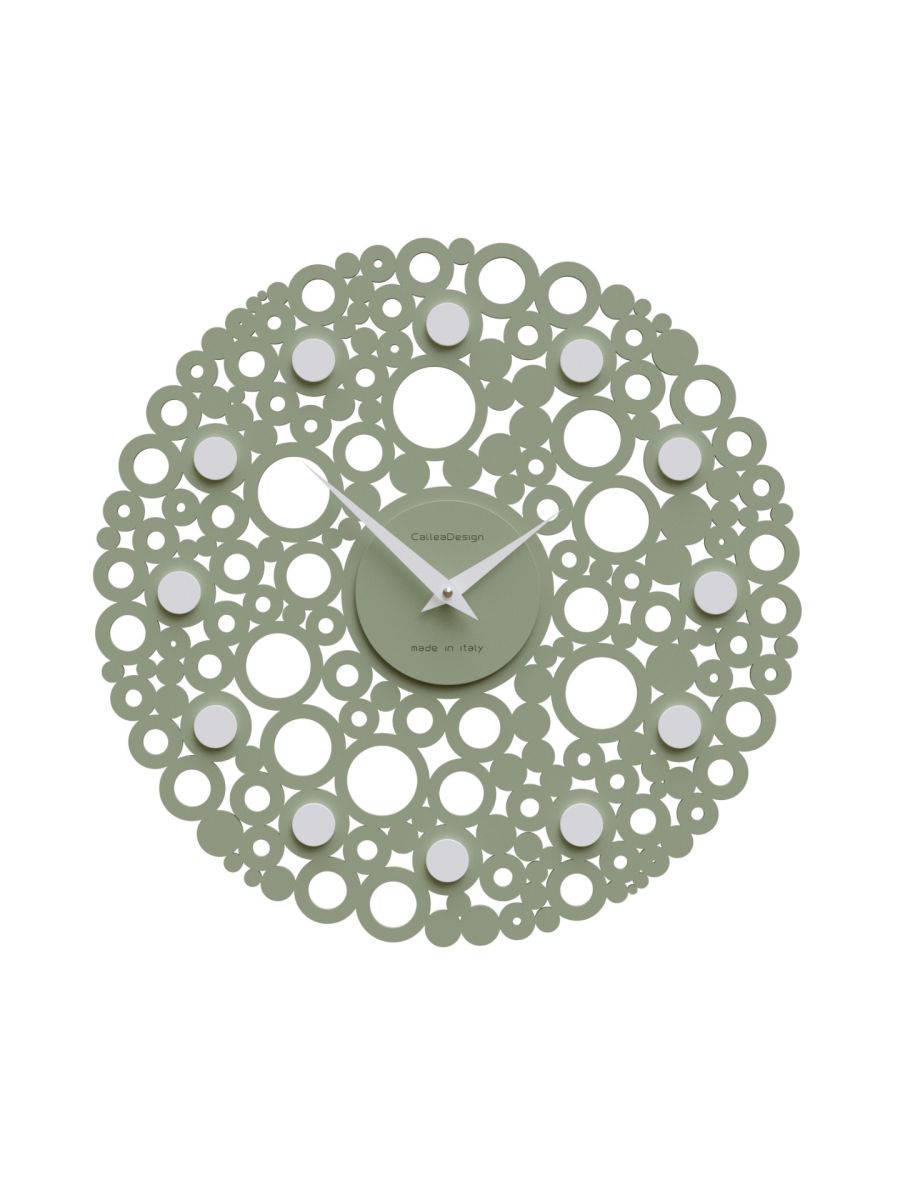 Bollicine wall clock, front view
